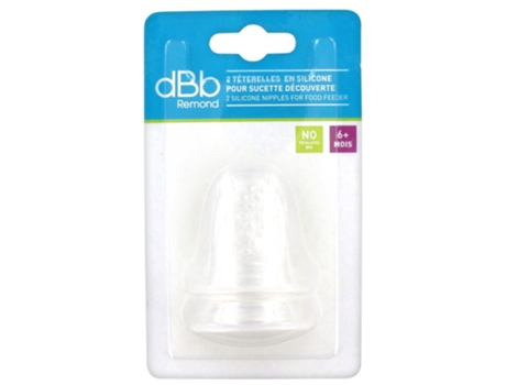 Conjunto de 2 Tetinas de Silicona para El Descubrimiento de Chupetes DBB REMOND