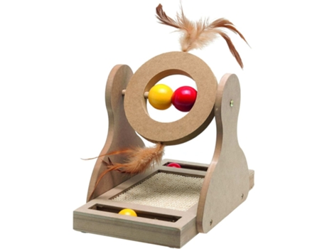 Volteador Rascador para Gatos FLAMINGO de Madera