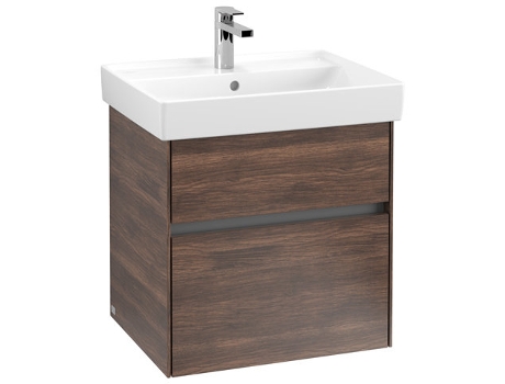Villeroy &amp Boch Collaro tocador con iluminación 554x546x444 mm 2 cajones C008B0