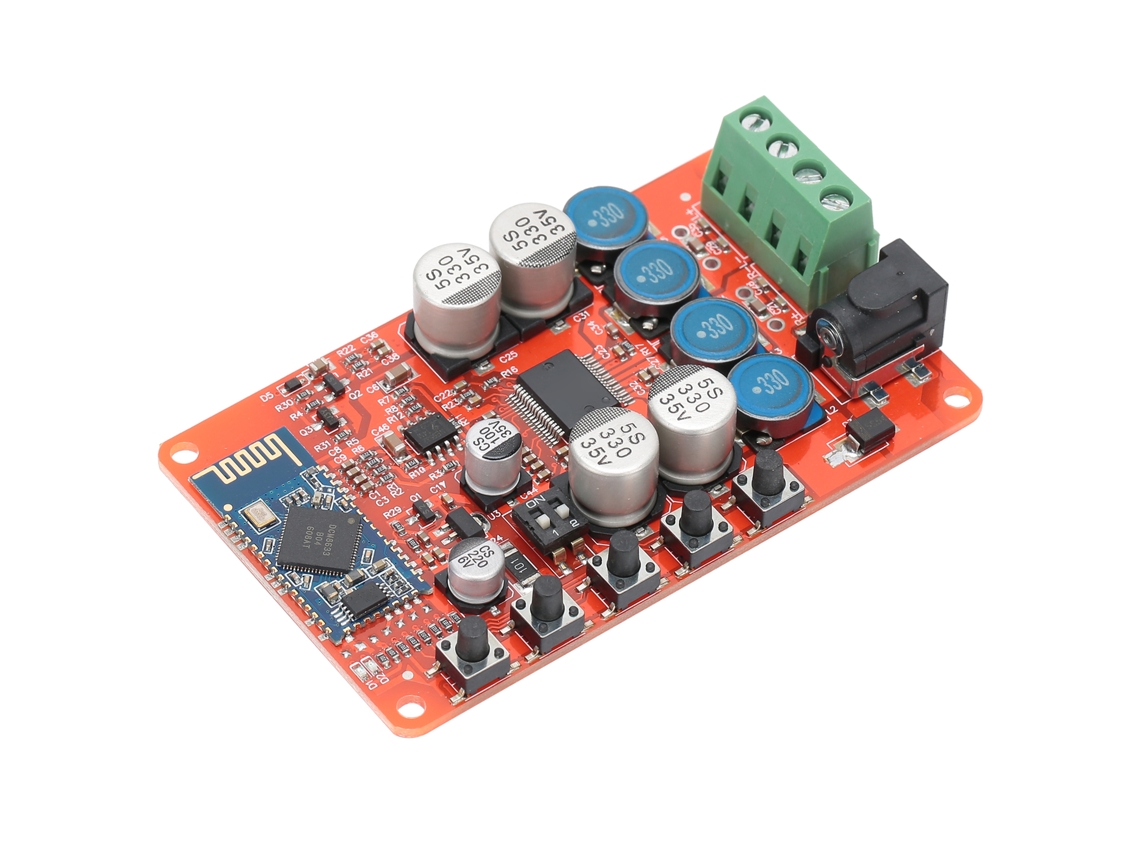Amplificador De Potencia Con Receptor Bluetooth 4.0 Tda7492 Ne5532 Preamplificador Con Disipador De Calor 2x50w