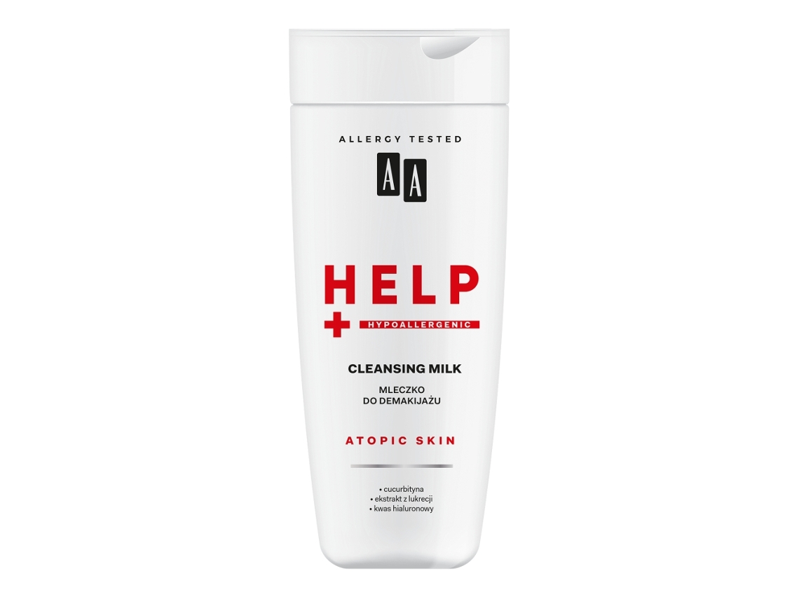 Leche limpiadora calmante Aa Help Cera para piel sensible atópica, 200 ml Oceanic