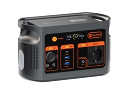 Estación de energía portátil Flashfish E103 de 300 W y 179 Wh con batería Lifepo4, inversor de onda sinusoidal de carga rápida para camping y emergencias al aire libre.