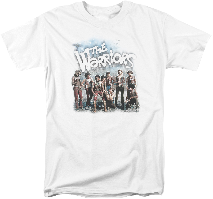 Camiseta Unisexo DEEPSTONE Gang Members Warriors Blanco (XXXL)