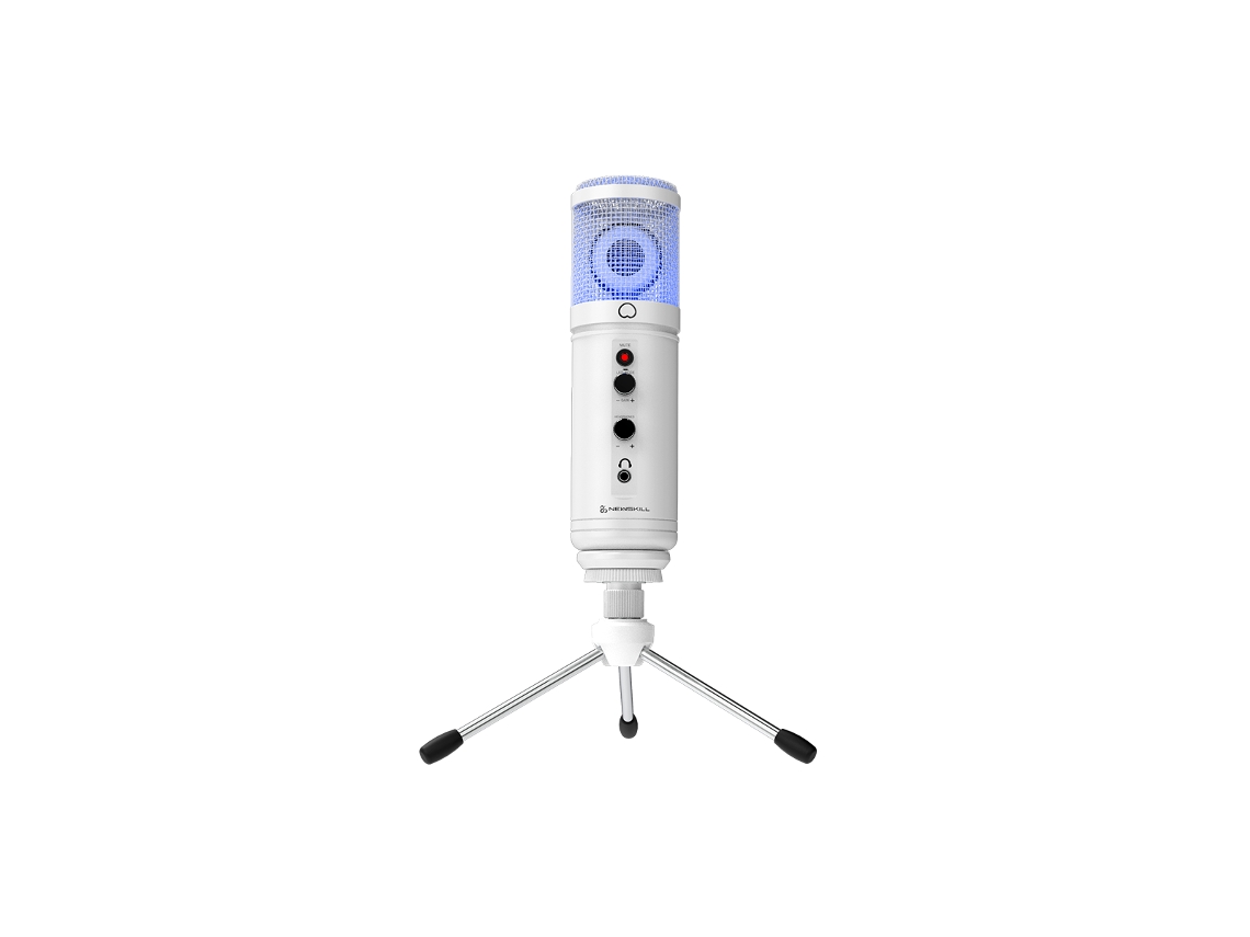 Micrófono Gaming NEWSKILL Kaliope Ivory  Profesional RGB