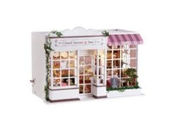 Modelo 3d De La Tienda De Dulces Berry Time, Con Luces Led, 34x19x24 Cm