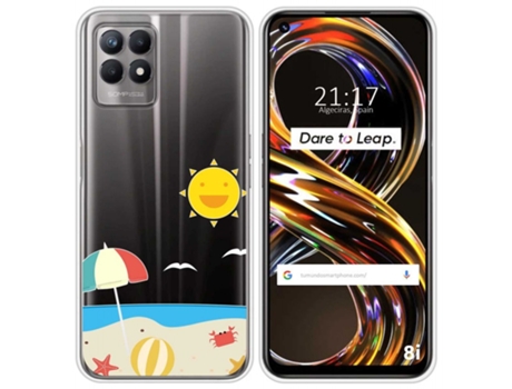 Carcasa Realme 8i TUMUNDOSMARTPHONE Dibujos Transparente Multicolor
