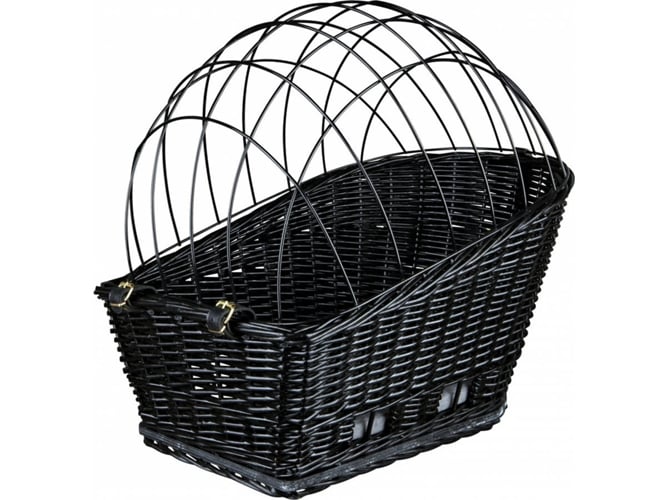 Bolsas De Bicicleta trixie 13117 negro cesta para con revestimiento