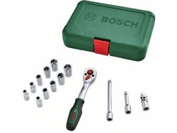 Llave de carraca BOSCH de 1/4" - 14 piezas