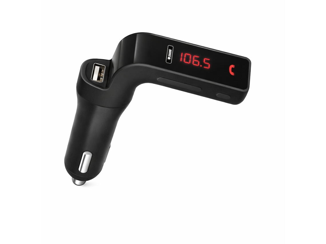 Transmissor Fm Bluetooth Fm Player Usb 5v/1a Andowl Q-t103 Preto