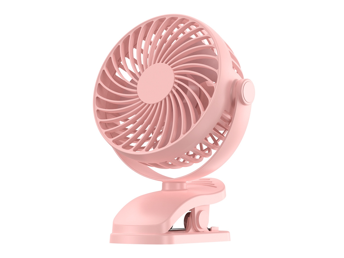 Ventilador RAMPOW pequeño de sobremesa tipo clip 3000mAh