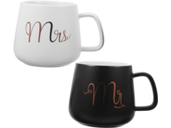 Juego De 2 Tazas De Cerámica Y Tazas De Aniversario Para Parejas En Cafeterías U Oficinas.