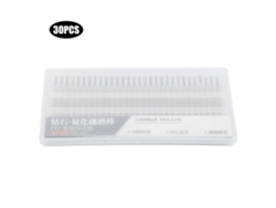 Set De 30 Agujas De Esmeril Cilíndricas Con Cabeza Plana Accesorios Para Mezcladora Eléctrica 1.5mm