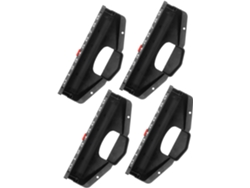 Accesorios Para Juegos De Hockey De Mesa, Plástico Negro, 4 Piezas, Ligeros, Prácticos, Aire.