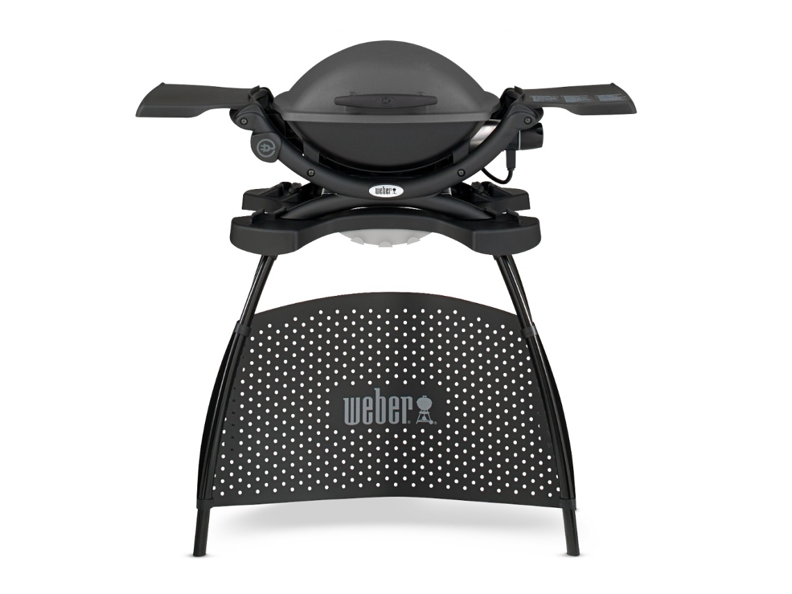 Barbacoa Eléctrica WEBER con Patas 2200W Gris Oscuro Q1400Stand