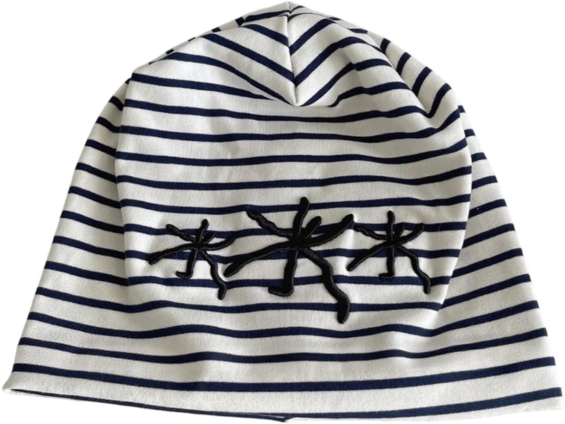 Gorro de punto elástico a rayas para todas las edades. SFUSHOS