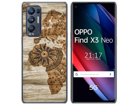 Carcasa Oppo Find X3 Neo TUMUNDOSMARTPHONE Dibujos Multicolor