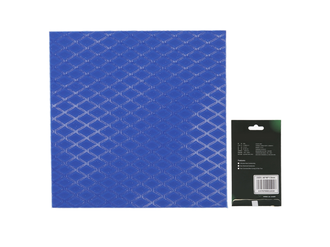 Almohadilla Térmica 13,8 W/mk Disipador De Calor Para Cpu Gpu Laptops Y Escritorios 40x40x1,5mm