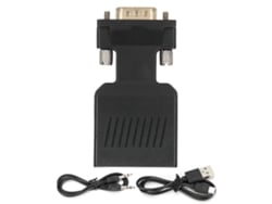Adaptador De Interfaz Multimedia Hd Hembra A Vga Macho, Convertidor Hd 1080p Para Pc Y Portátil