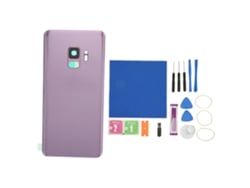 Cubierta Trasera De Cristal Con Kit De Reparación Para Samsung Galaxy S9 G960 (morado)