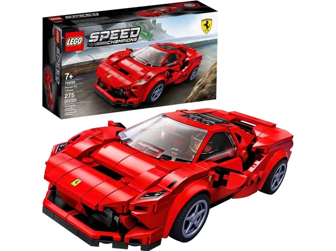LEGO Speed Champions: Homenaje al Ferrari F8 - 76895 (Edad Mínima: 7 - 275 Piezas)