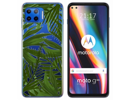 Carcasa Motorola Moto G 5G Plus TUMUNDOSMARTPHONE Dibujos Transparente Multicolor