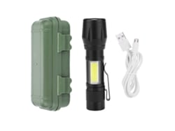 2026-linterna Led Recargable Usb Cob Portátil Ligera Mini Linterna Torcha Para Exterior
