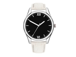 Reloj De Pulsera Unisex De Cuarzo Yolako Con Correa De Pu (correa Negra Y Esfera Negra)
