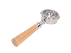 Portafiltro de acero inoxidable para café, 58 mm, sin base
