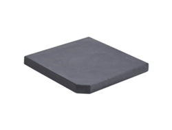 Maison Exclusive - Base Con Peso Para Sombrilla De Granito Negro Cuadrada 25 Kg