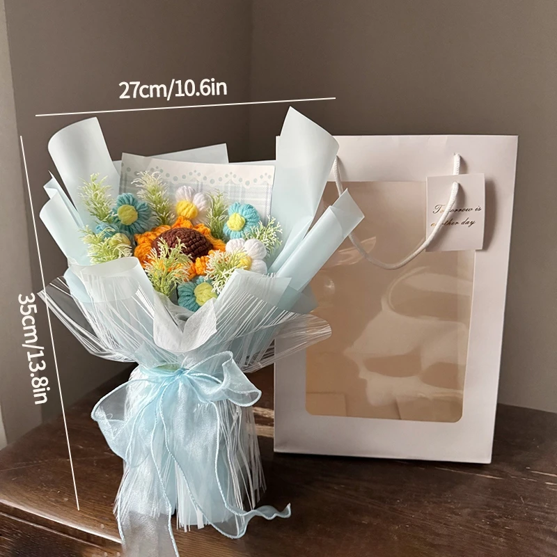 Flores De Ganchillo, Regalos De Flores Artificiales, Ramos Hechos A Mano, Decoraciones Para Fiestas