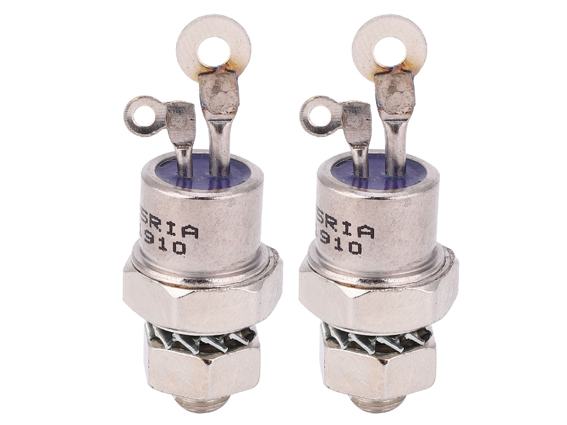 2 Unidades De Rectificador Controlado De Silicio 25ria120 Tiristor Espiral Para Control De Motor 25a 1200v