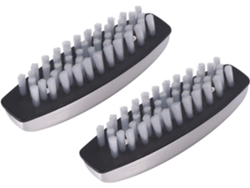 Juego De 2 Cepillos De Uñas De Acero Inoxidable Para Limpiar Las Manos Y La Cocina.