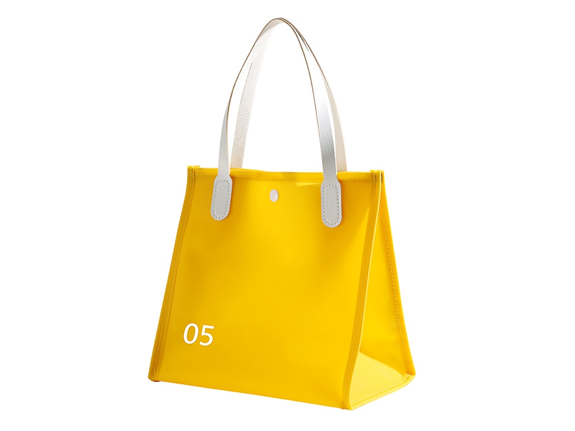 Bolsa de playa de PVC impermeable, portátil, para viajes y maquillaje.