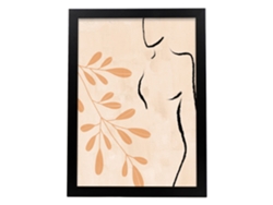 Poster Con Ilustracion De Mujer. Dibujos Con Formas, Caras, Cuerpos Y Gestos De Mujeres. 'Mujeres 7'. Sin Marco