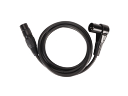 Cable De Micrófono Xlr Macho A Hembra, En Ángulo Recto, 3 Pines, Chapado En Plata, Ofc, Conductor Balanceado, 1,5 M