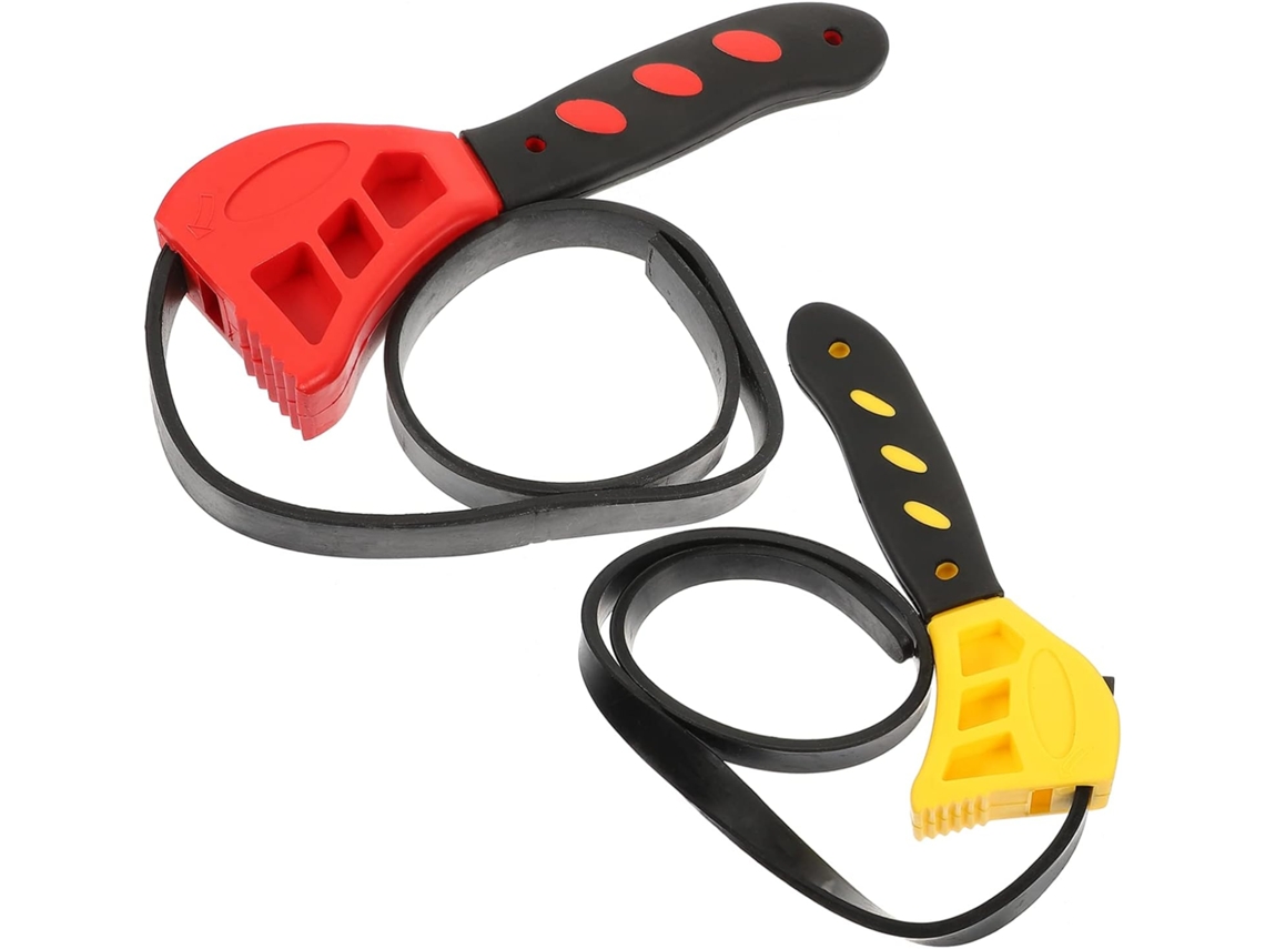 Juego De Llaves De Fontanería De 2 Piezas Con Correa De Goma Para Facilitar El Desmontaje.