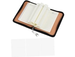 Carpeta De Anillas Con Cremallera, Archivador De Tela Para Documentos