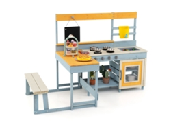 Cozinha Infantil Ao Ar Livre Com Mesa De Piquenique E Pia