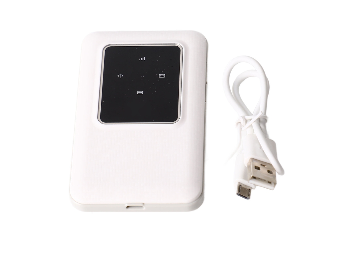 Punto de acceso wifi móvil 4G LTE, 10 usuarios, alta velocidad, batería de larga duración, tarjeta inalámbrica, oficina, blanco