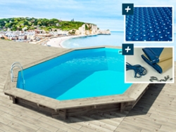 Piscina de madera Brazilia 130, 5.86