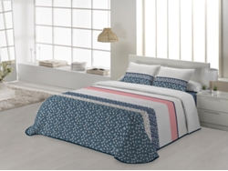 Colcha JVR Lena (Poliéster - Azul - 250 cm)