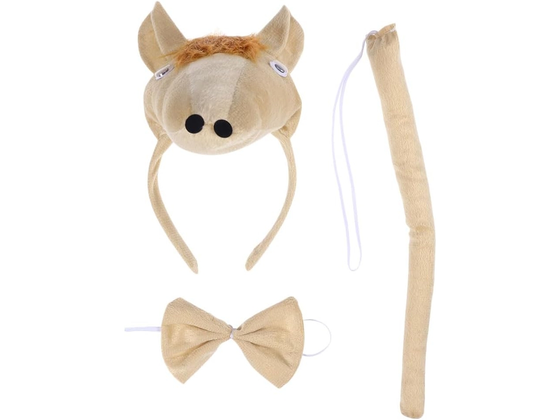Conjunto De Tiara E Laço De Cavalo Para Fantasia, Ideal Para Meninos E Meninas, Adultos, Festas E Cosplay.