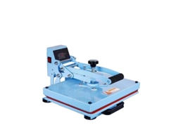 Prensa de transferencia térmica, aplicación DIY, diseño compacto, OEM azul