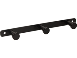 EMUCA Soporte de Pared Hamilton- Pintado Negro- Acero