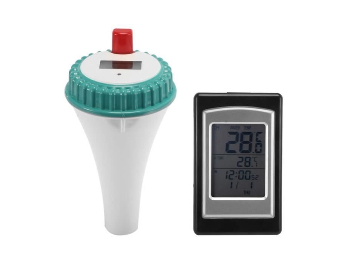 Termómetro digital para piscina, Termómetro digital flotante para piscina, Termómetro de agua para spa ONEVER