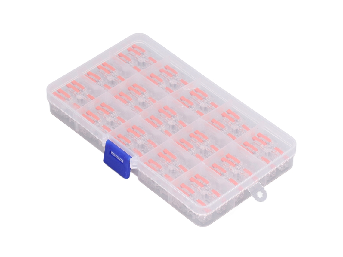 2026-30pcs Conector De Cable De Empalme Rápido Transparente Pc Cobre Terminal Divisor Df-12