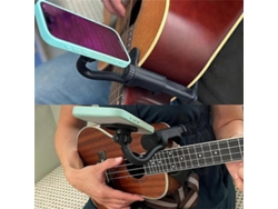 Soporte para teléfono de guitarra, ajustable, para enseñanza en vivo Nostalgia88