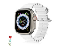 Reloj inteligente J68 con modos deportivos, sensores de salud, notificaciones y llamadas Bluetooth. Corona multifuncional.