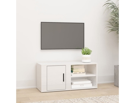 Mueble De Tv VIDAXL Blanco Madera contrachapada (80x31.5x36 )