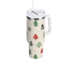 Árbol Navidad Vaso Botella Taza Acero Inoxidable - Vaso Térmico Portátil